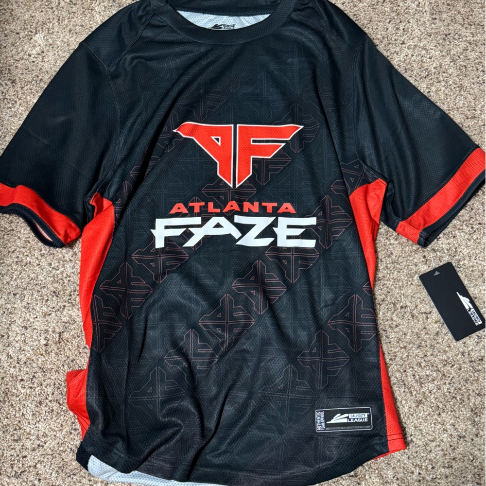 Atlanta Faze Black and Red Jersey